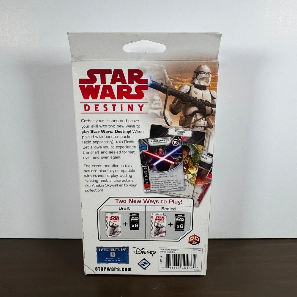 Star Wars Destiny Rivals Draft Set Dice Card Game SWD06 Fantasy Flight New